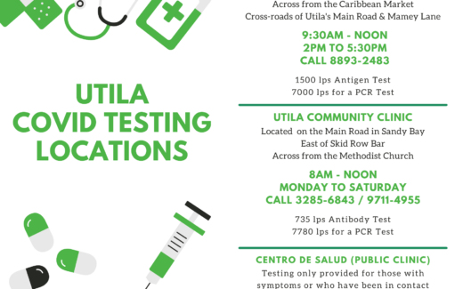 Utila COVID 19 Testing Locations