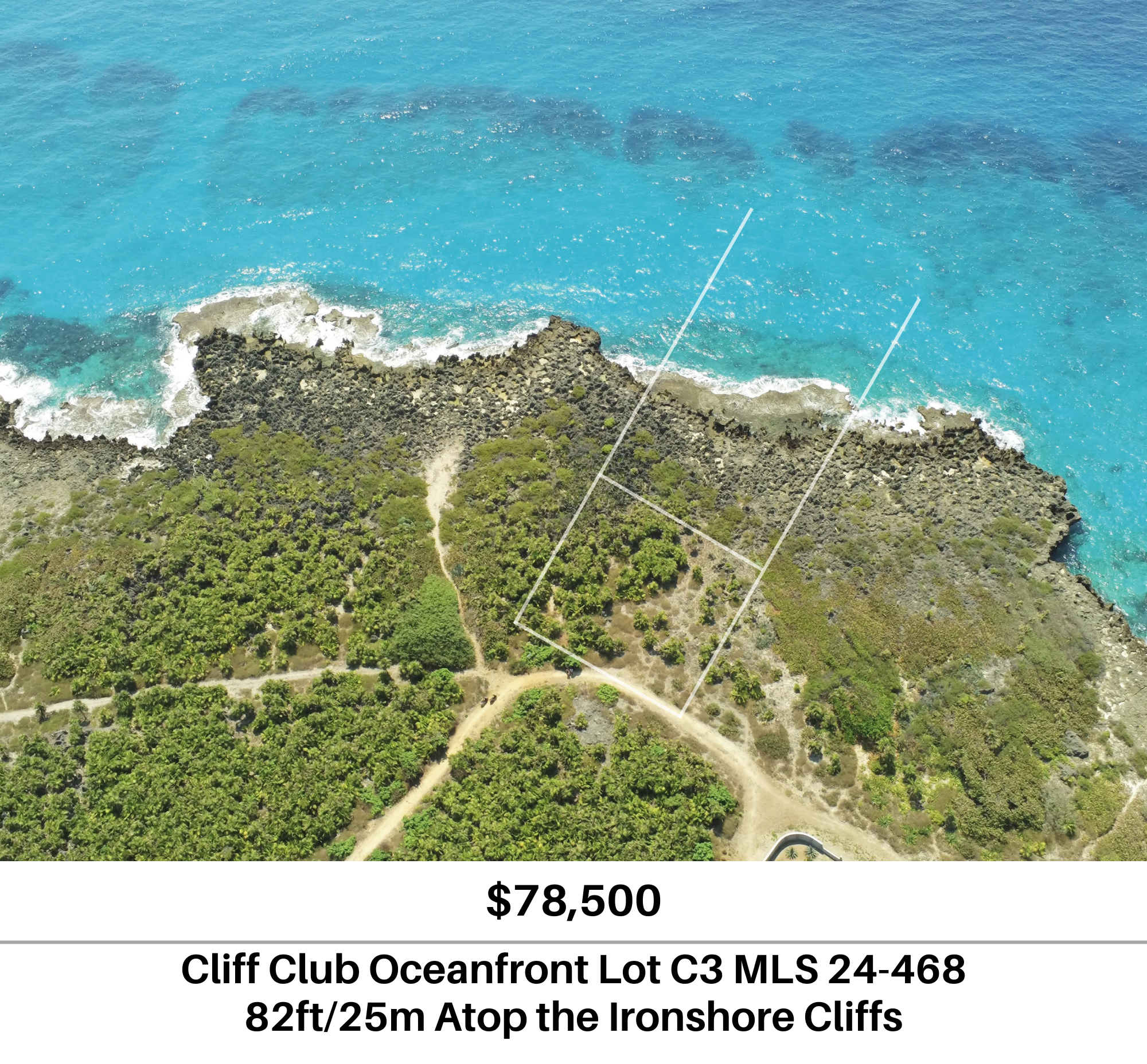 Cliff Club Utila Oceanfront Lot for Sale