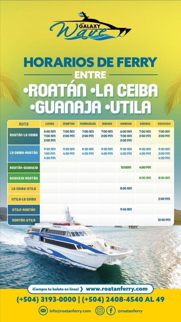 Galaxy Wave 2025 Ferry Schedule