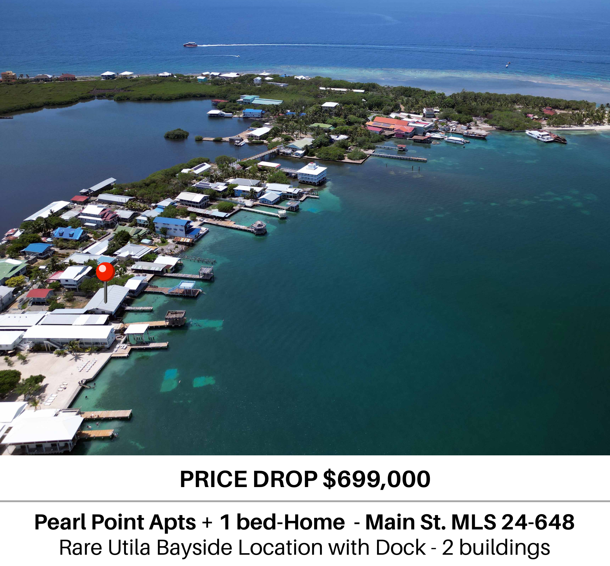 Utila Commercial Property for Sale Pearl Point MLS 24-648